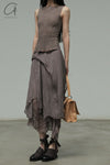 Marc Le Bihan 2500 Skirt French Handmade MLB-2500-BOIS DE ROSE